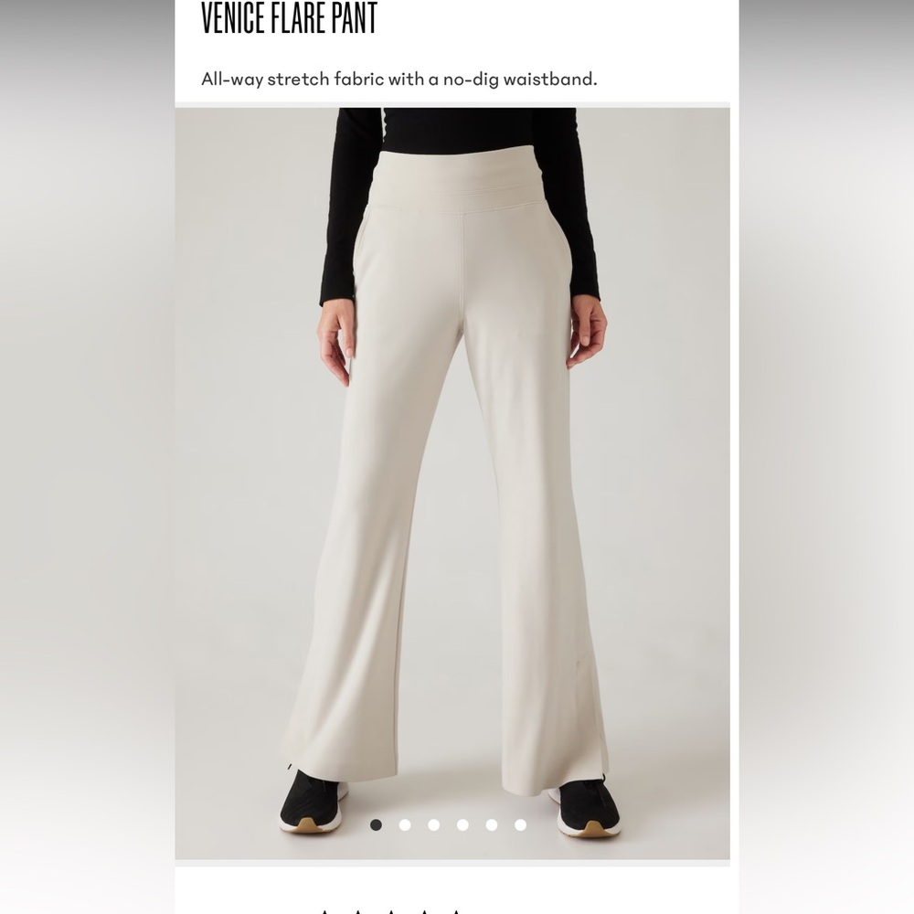 Never worn Athleta flare leggings
